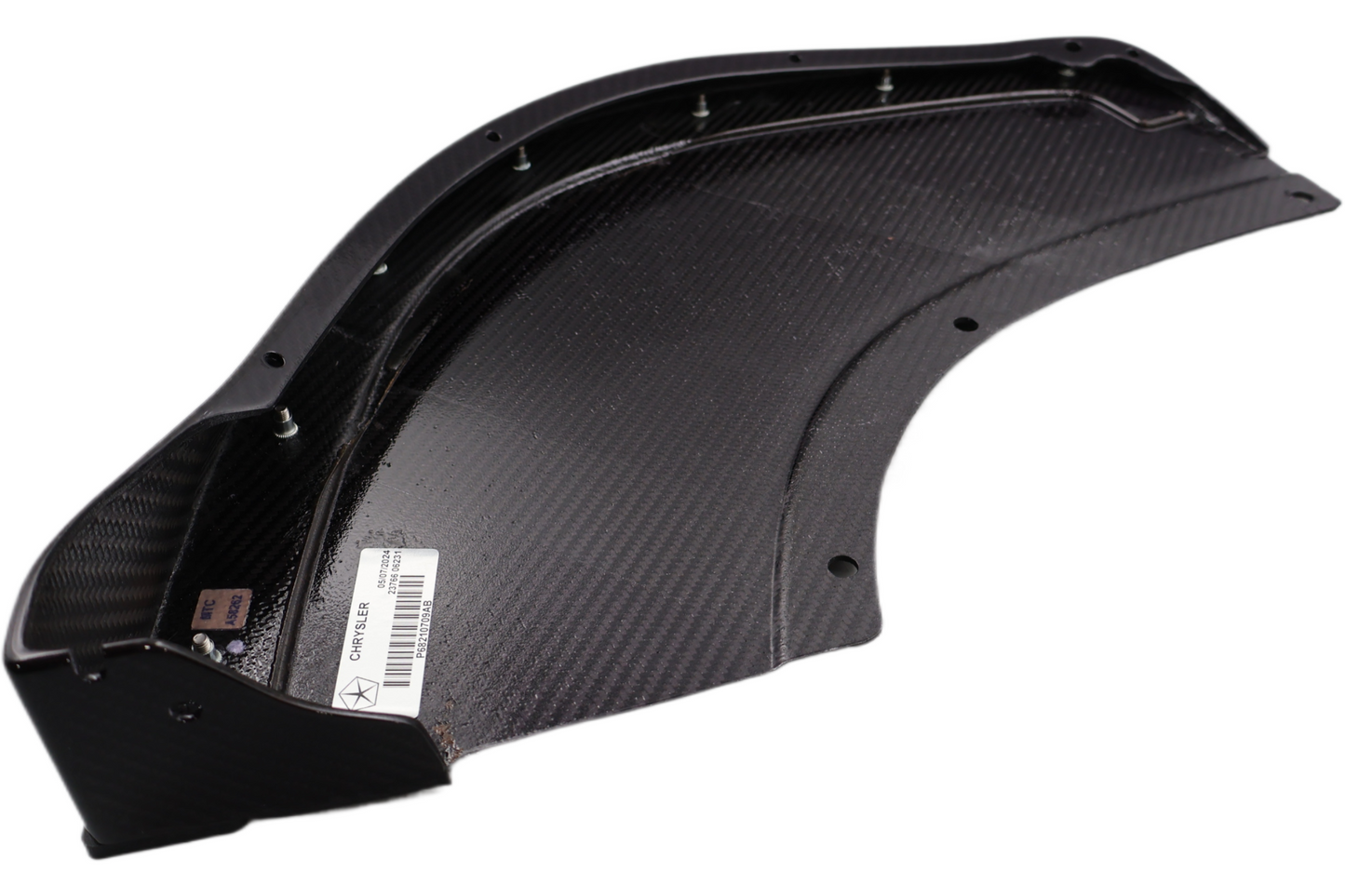 68210709AB NEW OEM 2013-2017 DODGE VIPER TA1.0 LEFT FRONT SPLITTER CARBON FIBER
