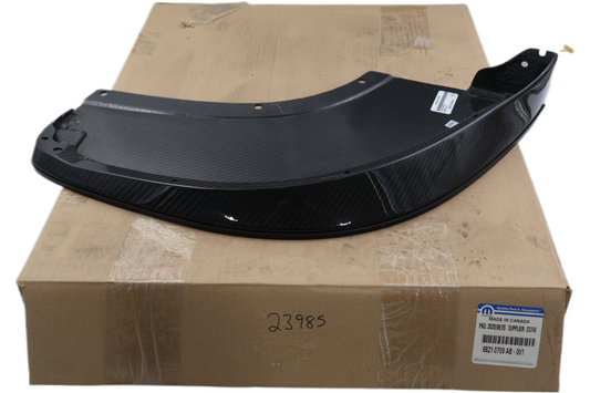68210709AB NEW OEM 2013-2017 DODGE VIPER TA1.0 LEFT FRONT SPLITTER CARBON FIBER