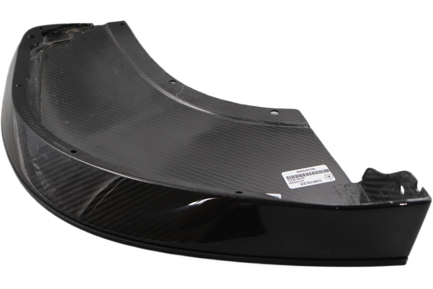 68210709AB NEW OEM 2013-2017 DODGE VIPER TA1.0 LEFT FRONT SPLITTER CARBON FIBER