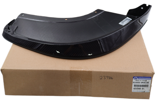 68210709AB NEW OEM 2013-2017 DODGE VIPER TA1.0 LEFT FRONT SPLITTER CARBON FIBER