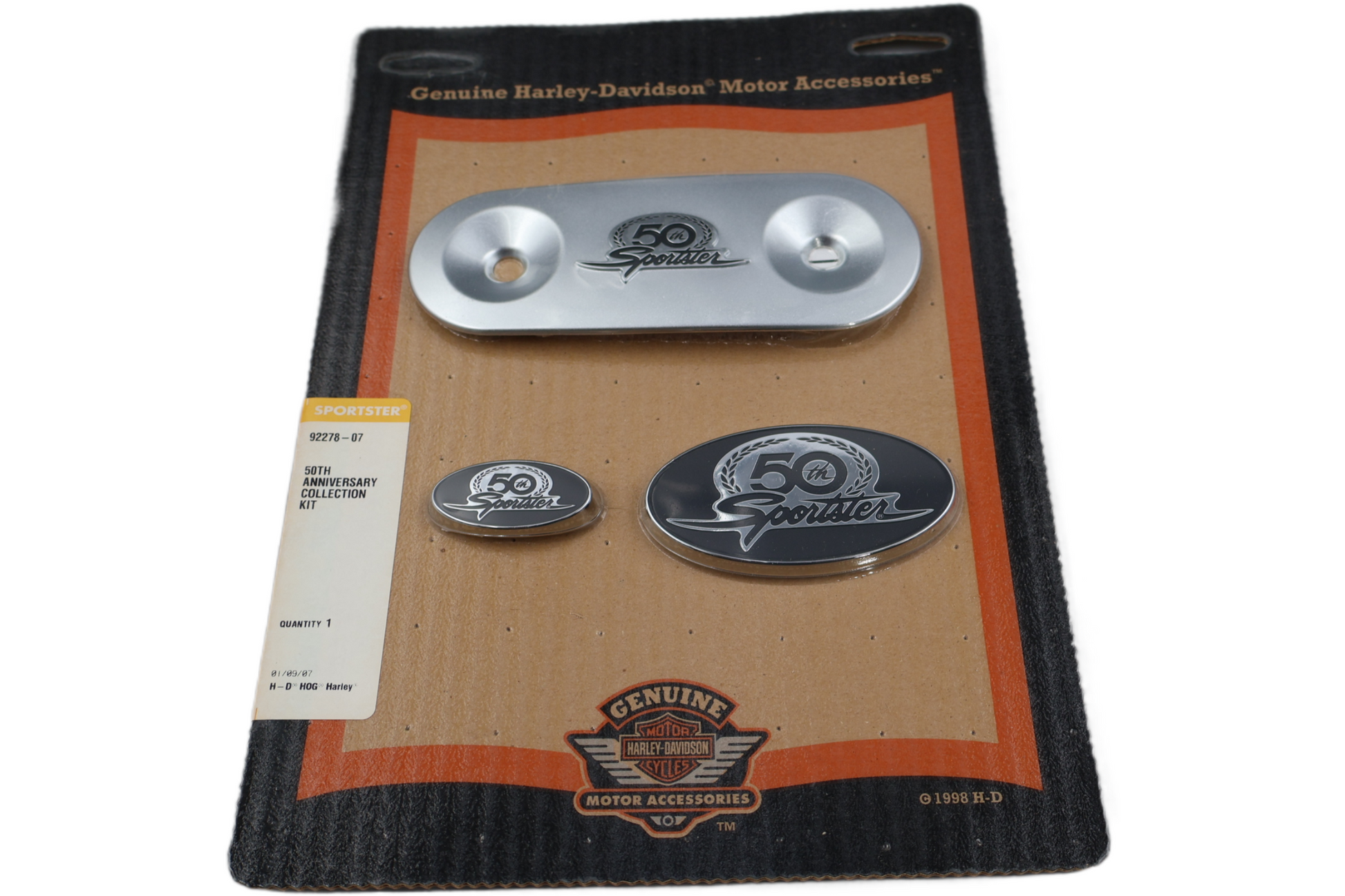 92278-07 NEW OEM 2007 HARLEY-DAVIDSON SPORTSTER 50TH ANNIVERSARY AIR CLEANER COVER