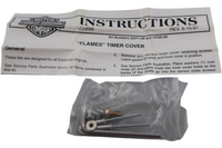 
              32590-98 NEW OEM 1970-1999 HARLEY-DAVIDSON FLAMES VERTICAL TIMER POINTS COVER
            