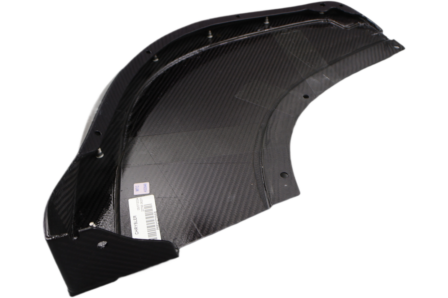 68210709AB NEW OEM 2013-2017 DODGE VIPER TA1.0 LEFT FRONT SPLITTER CARBON FIBER