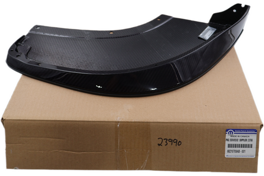 68210709AB NEW OEM 2013-2017 DODGE VIPER TA1.0 LEFT FRONT SPLITTER CARBON FIBER