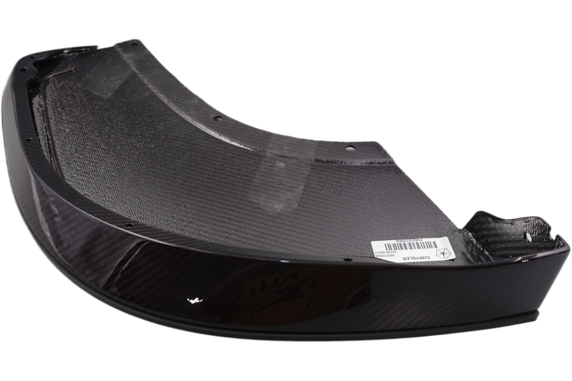 68210709AB NEW OEM 2013-2017 DODGE VIPER TA1.0 LEFT FRONT SPLITTER CARBON FIBER