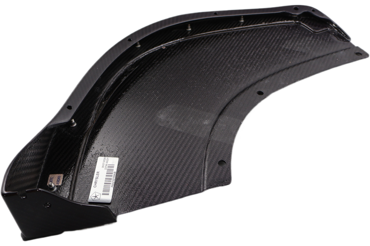 68210709AB NEW OEM 2013-2017 DODGE VIPER TA1.0 LEFT FRONT SPLITTER CARBON FIBER