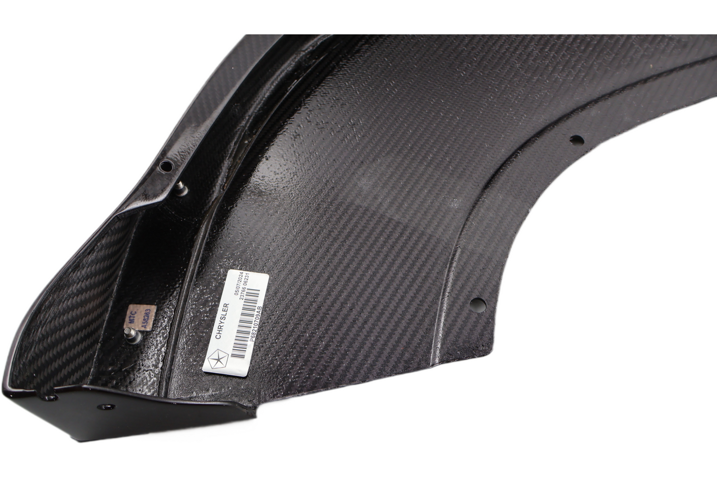 68210709AB NEW OEM 2013-2017 DODGE VIPER TA1.0 LEFT FRONT SPLITTER CARBON FIBER