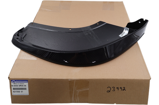 68210709AB NEW OEM 2013-2017 DODGE VIPER TA1.0 LEFT FRONT SPLITTER CARBON FIBER