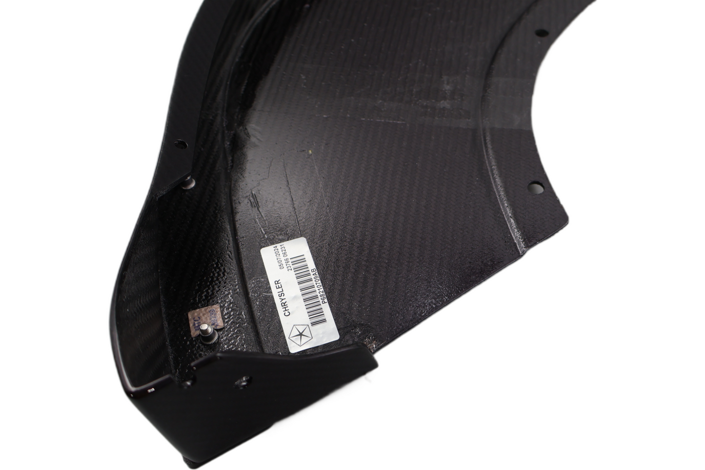 68210709AB NEW OEM 2013-2017 DODGE VIPER TA1.0 LEFT FRONT SPLITTER CARBON FIBER