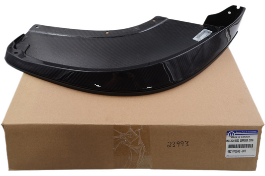 68210709AB NEW OEM 2013-2017 DODGE VIPER TA1.0 LEFT FRONT SPLITTER CARBON FIBER