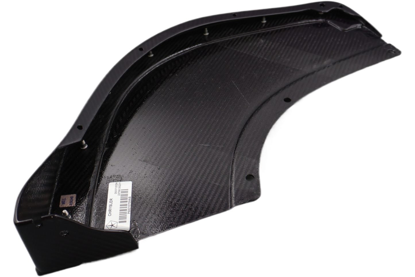 68210709AB NEW OEM 2013-2017 DODGE VIPER TA1.0 LEFT FRONT SPLITTER CARBON FIBER