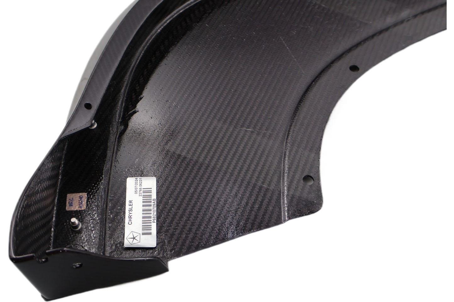 68210709AB NEW OEM 2013-2017 DODGE VIPER TA1.0 LEFT FRONT SPLITTER CARBON FIBER