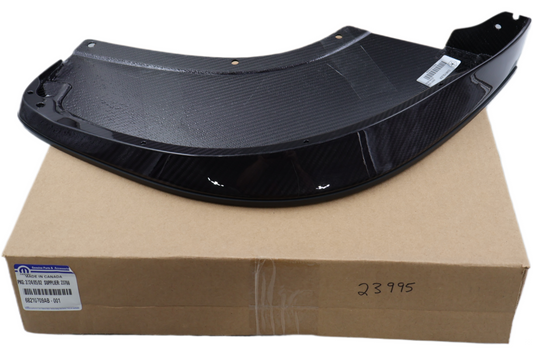 68210709AB NEW OEM 2013-2017 DODGE VIPER TA1.0 LEFT FRONT SPLITTER CARBON FIBER