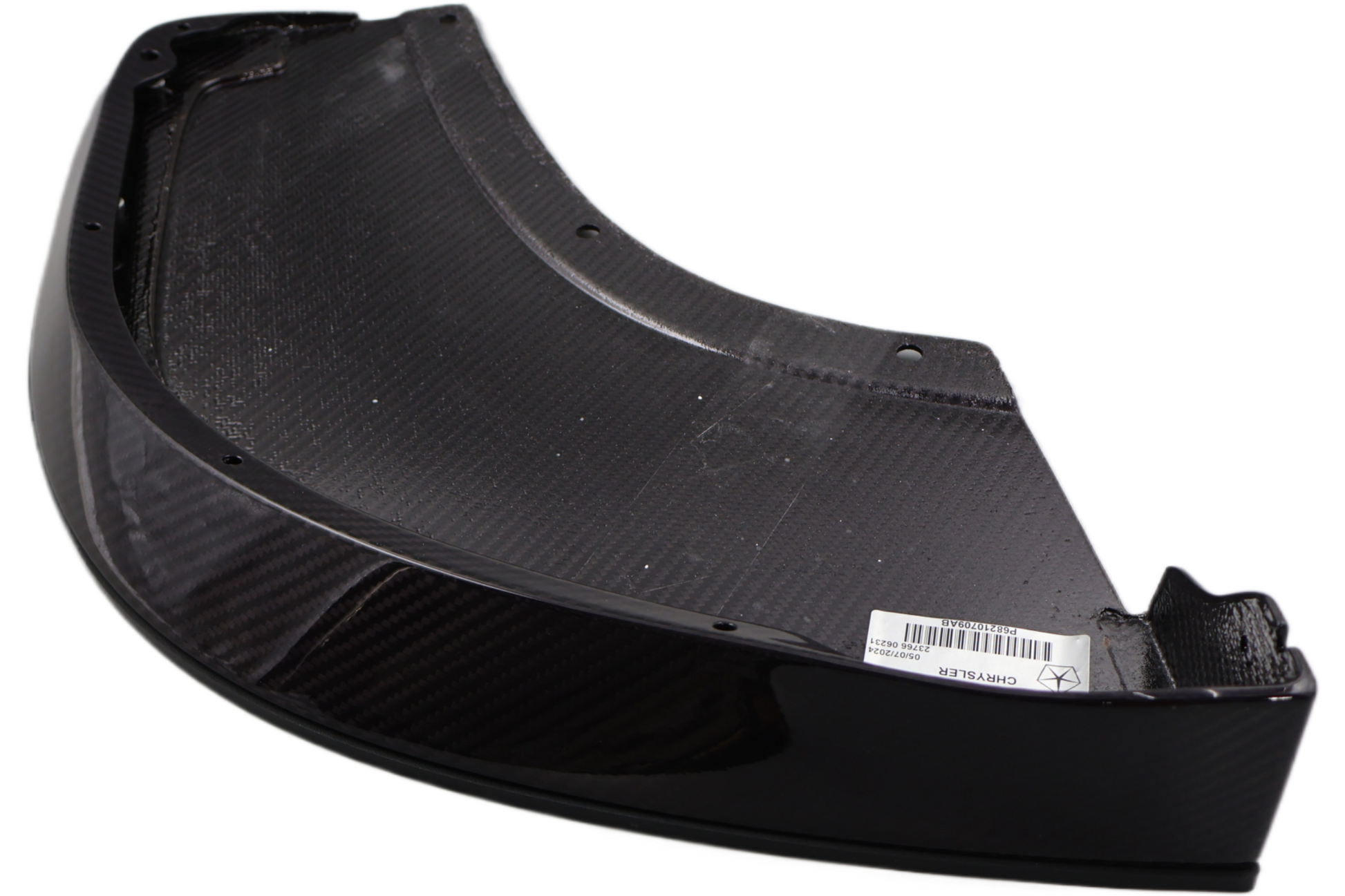 68210709AB NEW OEM 2013-2017 DODGE VIPER TA1.0 LEFT FRONT SPLITTER CARBON FIBER