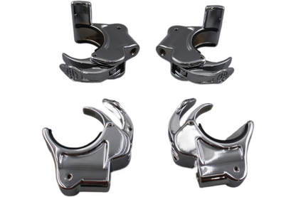 59856-05 NEW OEM HARLEY-DAVIDSON 41MM QUICK DISCONNECT WINDSHIELD CLAMPS SET