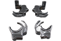 
              59856-05 NEW OEM HARLEY-DAVIDSON 41MM QUICK DISCONNECT WINDSHIELD CLAMPS SET
            