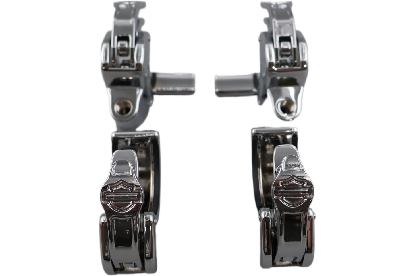 59856-05 NEW OEM HARLEY-DAVIDSON 41MM QUICK DISCONNECT WINDSHIELD CLAMPS SET