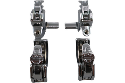 59856-05 NEW OEM HARLEY-DAVIDSON 41MM QUICK DISCONNECT WINDSHIELD CLAMPS SET