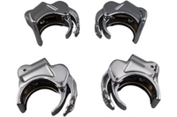 
              59856-05 NEW OEM HARLEY-DAVIDSON 41MM QUICK DISCONNECT WINDSHIELD CLAMPS SET
            