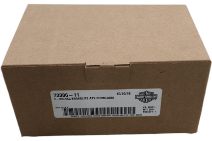 73386-11 NEW OEM 2008-2011 HARLEY-DAVIDSON FXCW/C SOFTAIL ROCKER REAR BRAKE LIGHT TURN SIGNAL