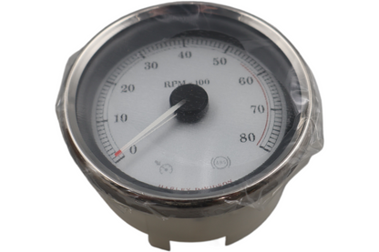 67459-04C NEW OEM 2004-2013HARLEY-DAVIDSON TOURING SILVER FACE TACHOMETER