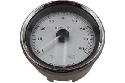 67459-04C NEW OEM 2004-2013HARLEY-DAVIDSON TOURING SILVER FACE TACHOMETER
