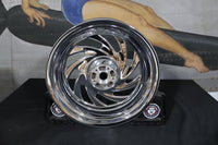 
              40884-08 NEW OEM 2008-2017 HARLEY-DAVIDSON SOFTAIL FX CHROME TYPHOON REAR WHEEL
            