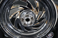 
              40884-08 NEW OEM 2008-2017 HARLEY-DAVIDSON SOFTAIL FX CHROME TYPHOON REAR WHEEL
            