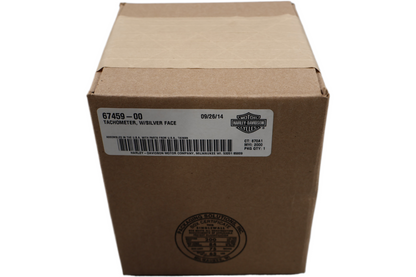 67459-00 NEW OEM 2000-2001 HARLEY-DAVIDSON FLTRSEI/2 CVO ROADGLIDE SILVER FACE TACHOMETER