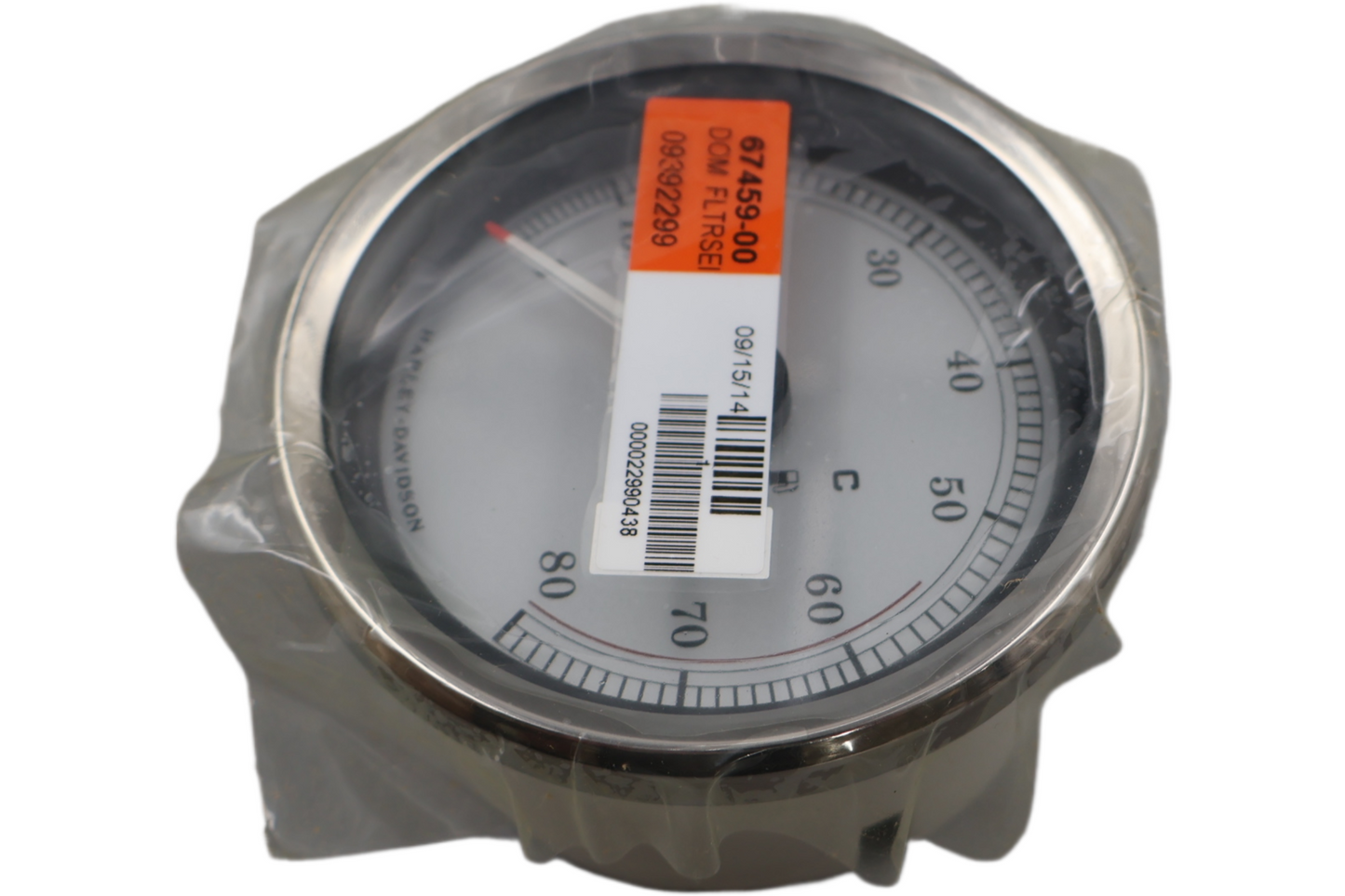 67459-00 NEW OEM 2000-2001 HARLEY-DAVIDSON FLTRSEI/2 CVO ROADGLIDE SILVER FACE TACHOMETER