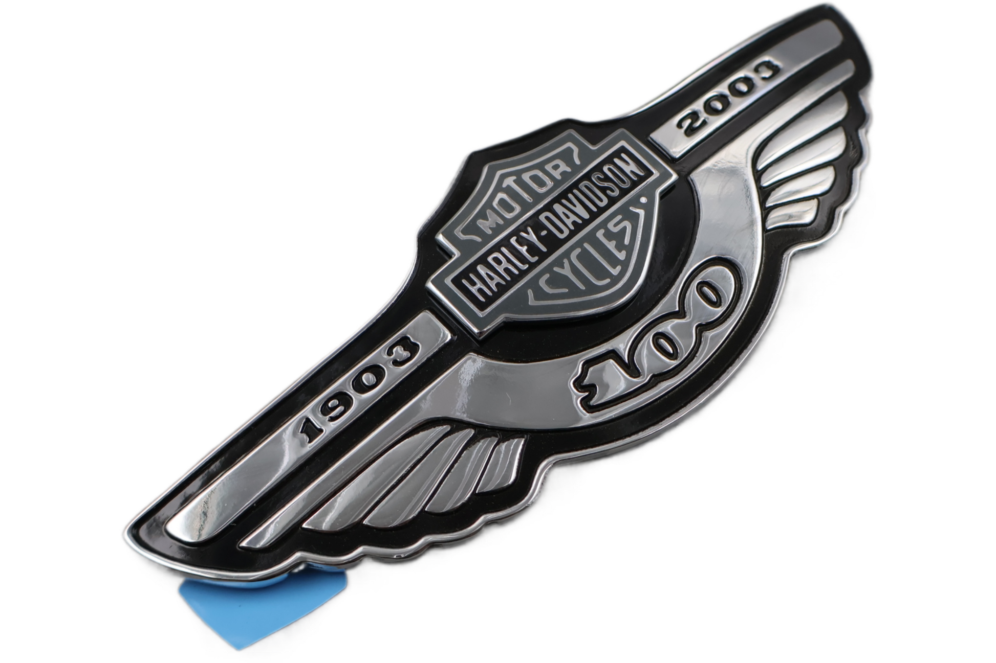 62231-03A NEW OEM 2003 HARLEY-DAVIDSON FXD DYNA TOURING 100TH ANNIVERSARY RIGHT FUEL TANK MEDALLION