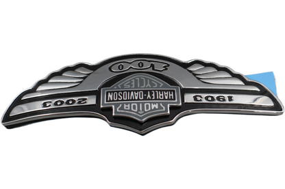 62231-03A NEW OEM 2003 HARLEY-DAVIDSON FXD DYNA TOURING 100TH ANNIVERSARY RIGHT FUEL TANK MEDALLION