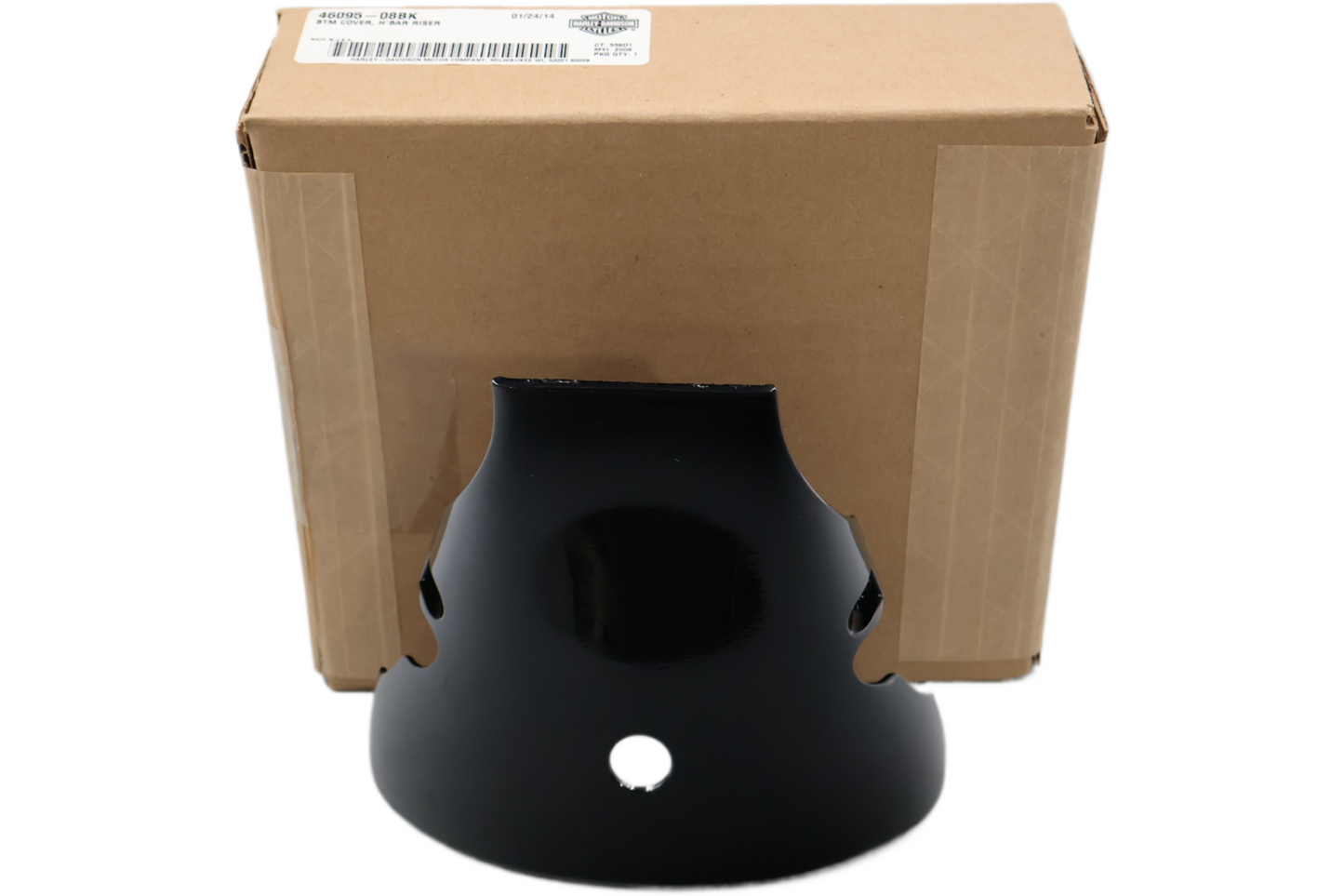 46095-08BK NEW OEM 2008 HARLEY-DAVIDSON VRSC VROD HANDLEBAR BOTTOM COVER RISER