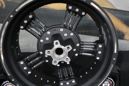 40139-10 NEW OEM 2008-2017 HARLEY-DAVIDSON SOFTAIL FLSTF FXST MAGNUM REAR WHEEL