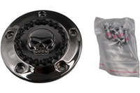 
              25600008 NEW OEM 1999-2017 HARLEY-DAVIDSON SKULL & CHAIN TIMER POINTS COVER
            