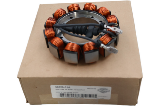 30020-01A NEW OEM 2001-2004 HARLEY-DAVIDSON FXDP DYNA DEFENDER 45 AMP HIGH OUTPUT STATOR