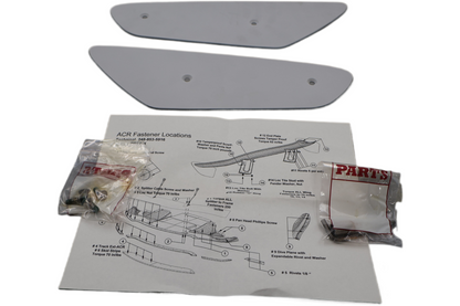 68050026AA NEW OEM 2008-2010 DODGE VIPER SRT-10 TAIL GATE WING END PLATE KIT