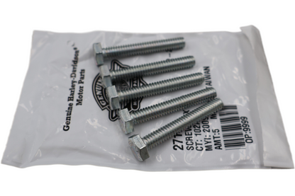 2718 NEW OEM HARLEY-DAVIDSON HEX CAP SCREW  1/4"-20 X 1-3/4" 5-PACK 2718