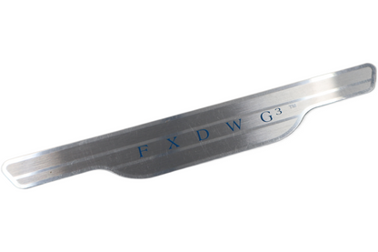 13563-02 NEW OEM 2002 HARLEY-DAVIDSON FXDWG3 WIDE GLIDE HEADLAMP VISOR TRIM DECA