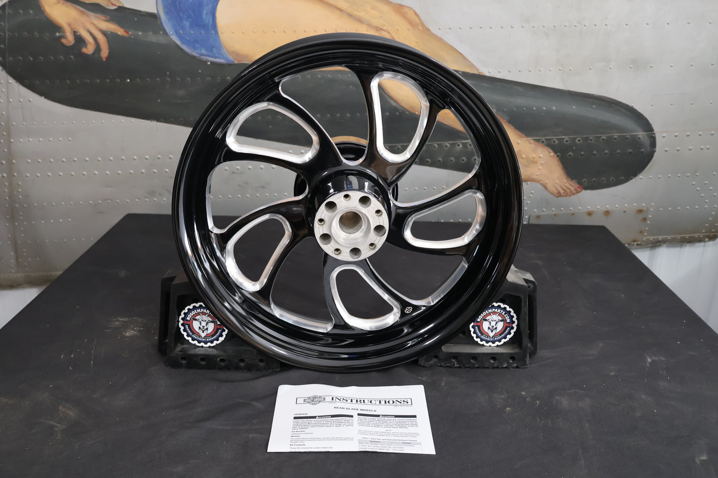 40900046 NEW OEM 2009-2025 HARLEY-DAVIDSON TOURING BLADE REAR WHEEL 18"x5"