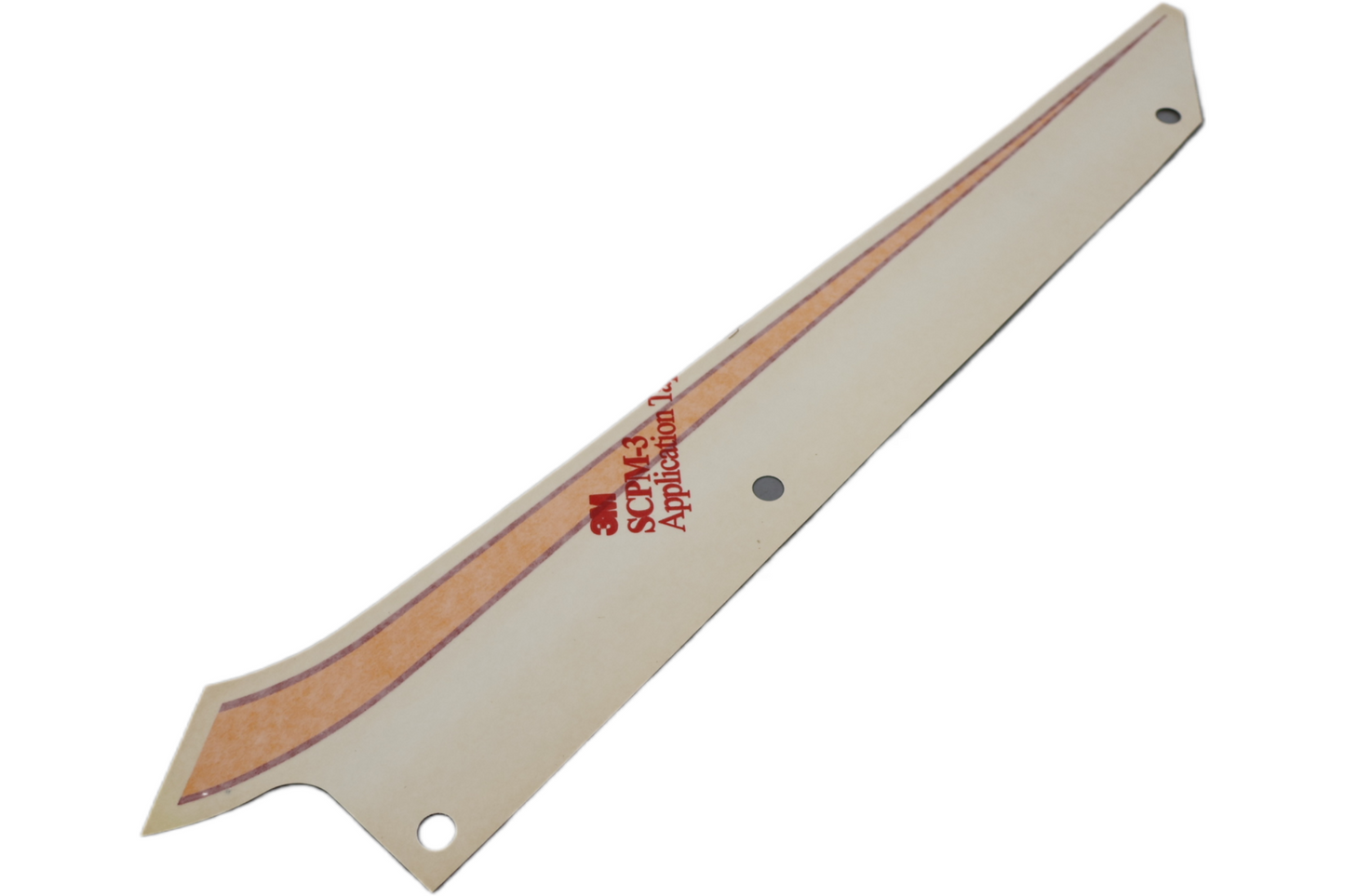 14544-96 NEW OEM 1996 HARLEY-DAVIDSON FXSTSB SPRINGER BAD BOY YELLOW LEFT REAR FENDER DECAL
