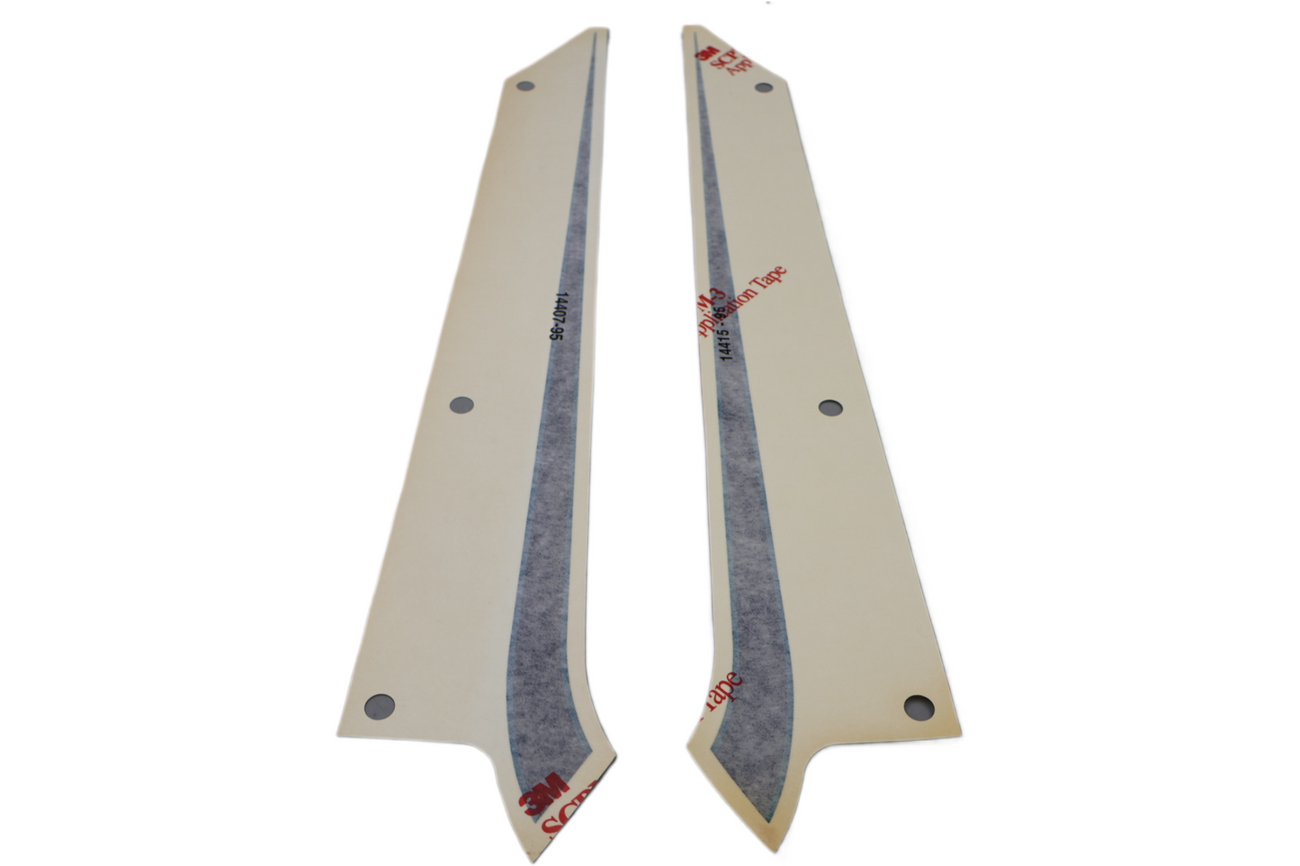 14415-95 14407-95 NEW OEM 1995 HARLEY-DAVIDSON FXSTSB SPRINGER BAD BOY BLUE REAR FENDER DECALS PAIR