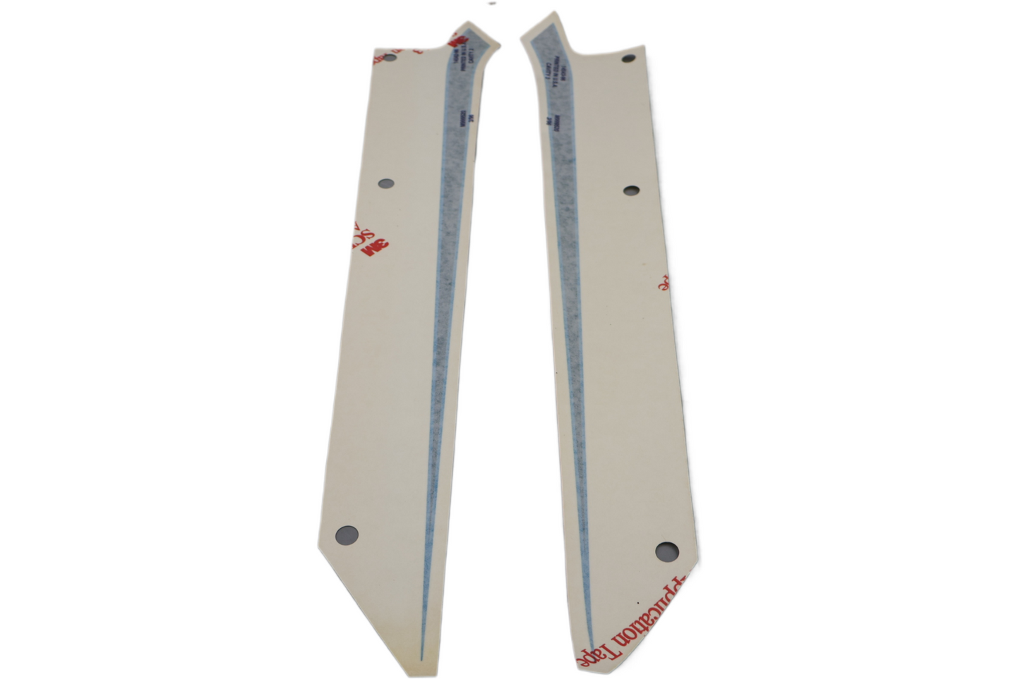 14543-96 14542-96 NEW OEM 1996 HARLEY-DAVIDSON FXSTSB SPRINGER BAD BOY BLUE REAR FENDER DECALS PAIR