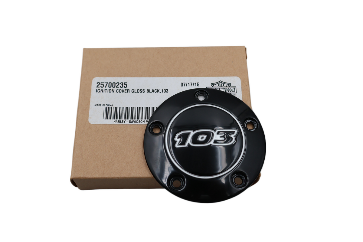 25700235 NEW OEM 2006-2017 HARLEY-DAVIDSON 103CI GLOSS BLACK TIMER COVER TOURING SOFTAIL