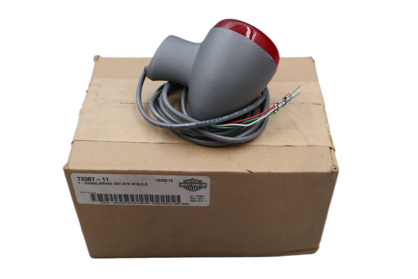73387-11 NEW OEM 2008-2011 HARLEY-DAVIDSON FXCW SOFTAIL ROCKER TURN SIGNAL BRAKE LIGHT