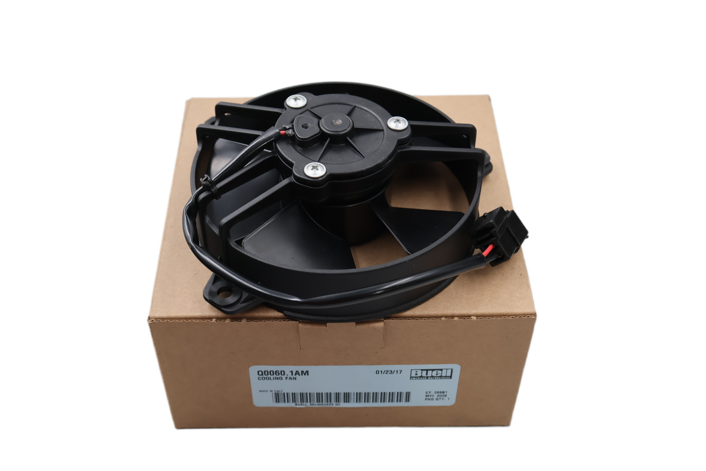 Q0060.1AM NEW OEM 2008-2010 BUELL 1125R/CR COOLING FAN Q0060.1AM