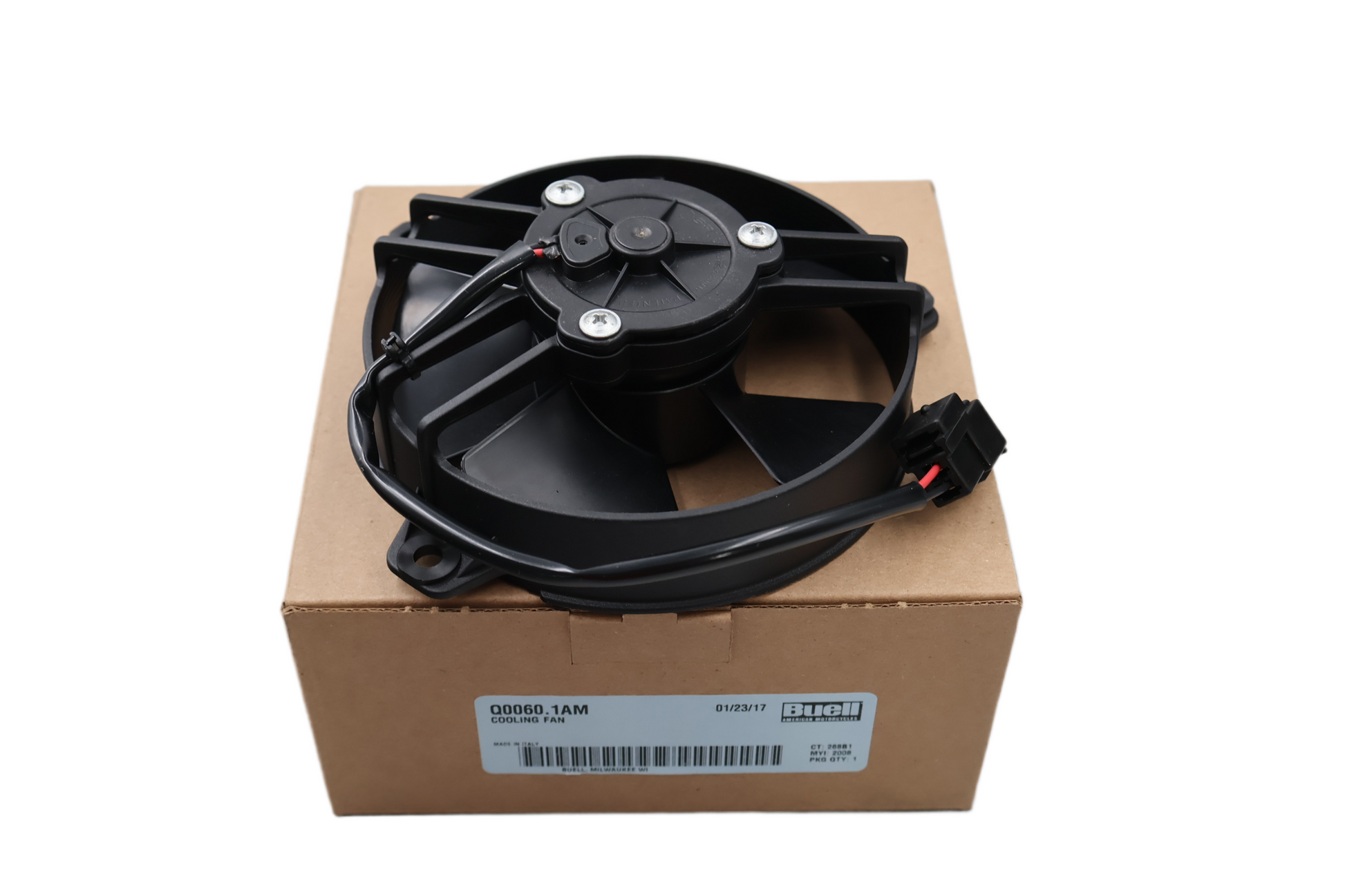 Q0060.1AM NEW OEM 2008-2010 BUELL 1125R/CR COOLING FAN Q0060.1AM