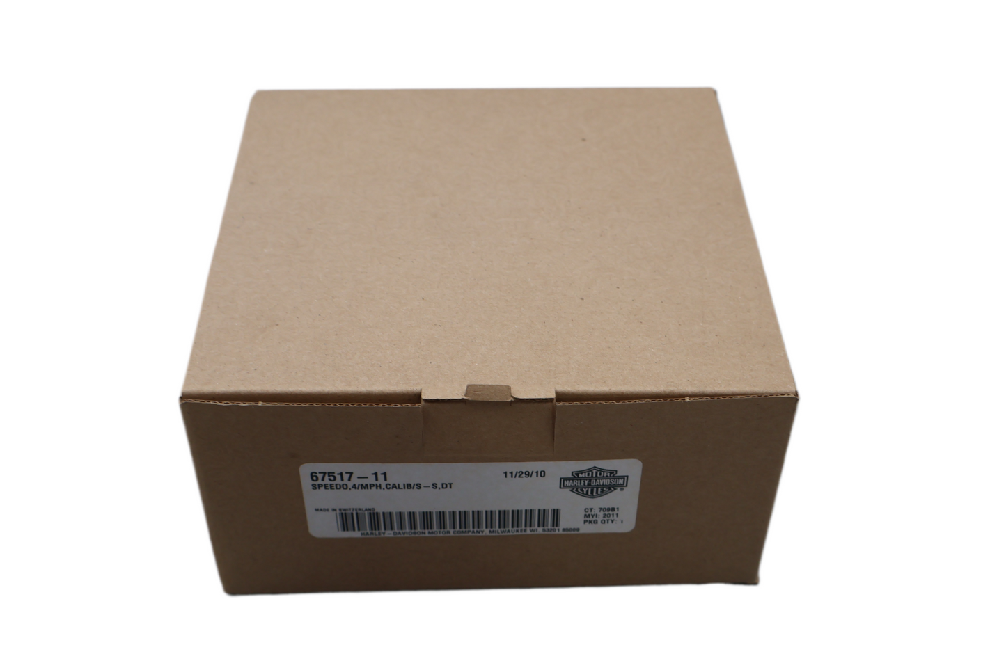 67517-11 NEW OEM 2011-2013 HARLEY-DAVIDSON FXS SOFTAIL BLACKLINE SPEEDOMETER 4"