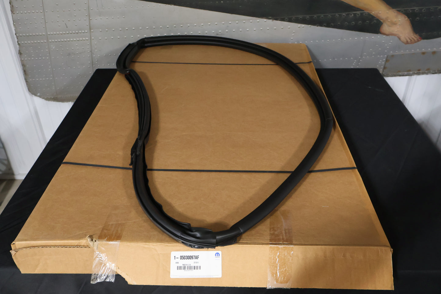 5030097AF NEW OEM 2006-2010 DODGE VIPER LEFT DOOR WEATHER STRIP SRT-10 ACR