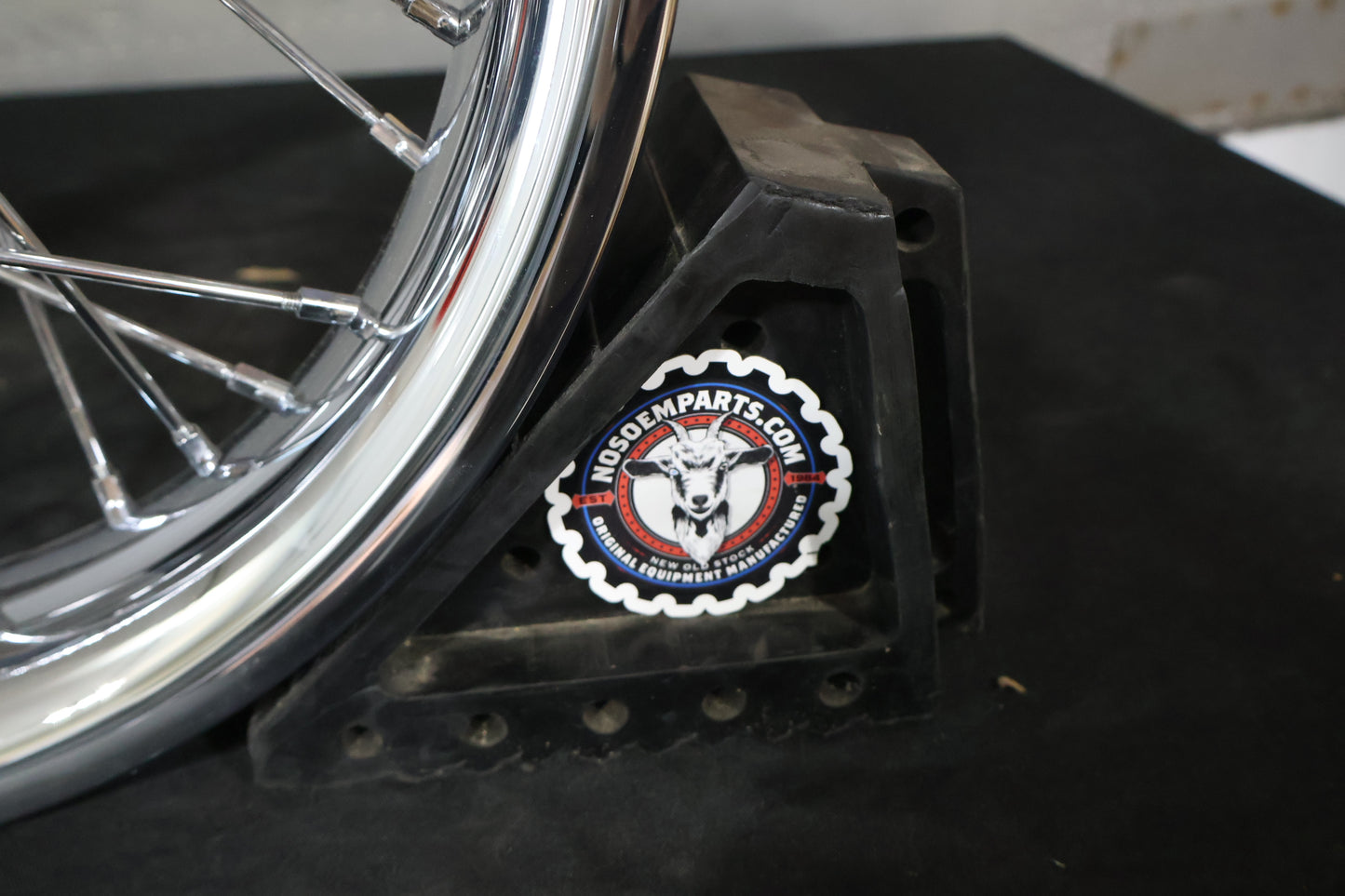 44589-11 NEW OEM 2009-2023 HARLEY-DAVIDSON TOURING SMOOTH CHROME FRONT WHEEL